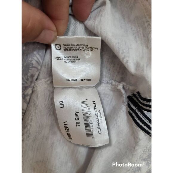 Charleston Thread Men's L Polo Tropical design L 100% cotton - Picture 6 of 8